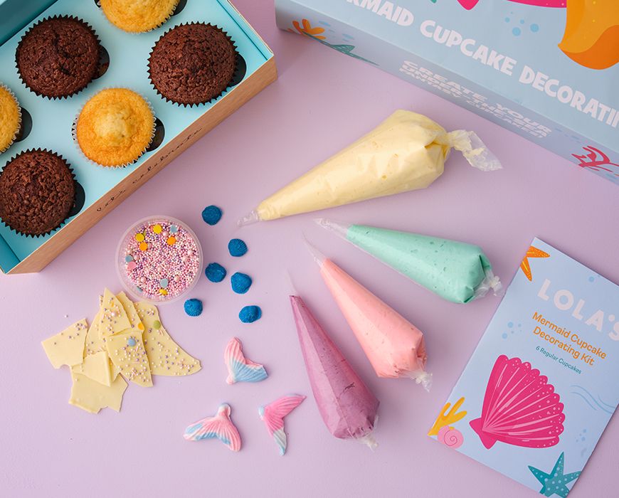 Mermaid Cupcake Decorating Kit (6 box)
